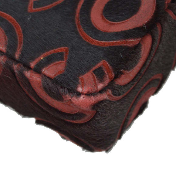 CHANEL Bordeaux Pony Hair COCO East West Shoulder Bag 112101 - Picture 5 of 10